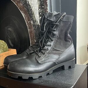 Black Combat Boots